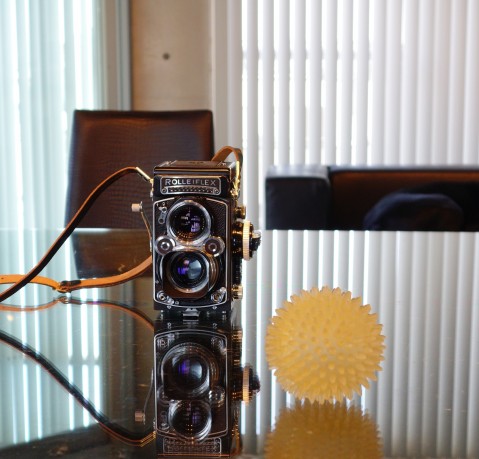 rolleiflex and ball